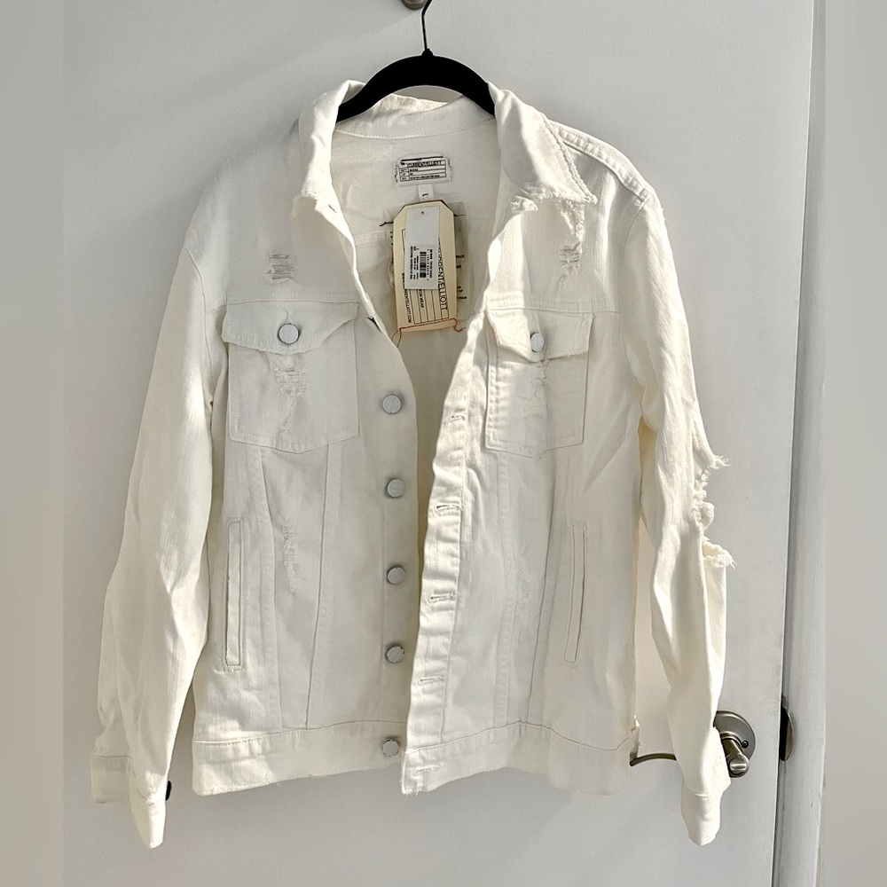 NWT Current/Elliott Oversized Trucker Jacket
